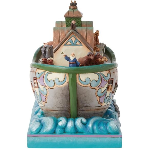 Enesco Jim Shore Heartwood Creek Noah's Ark Set Sail with Faith Figurine NIB NEW - Picture 6 of 10